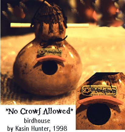 no crows birdhouse