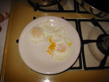 eggs on the plate