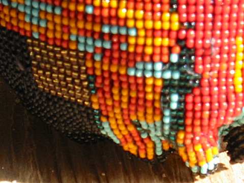 beading up close