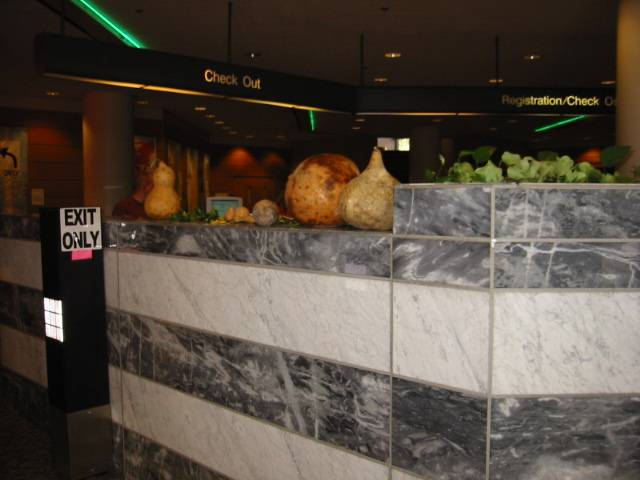 Gourds at exit, 1