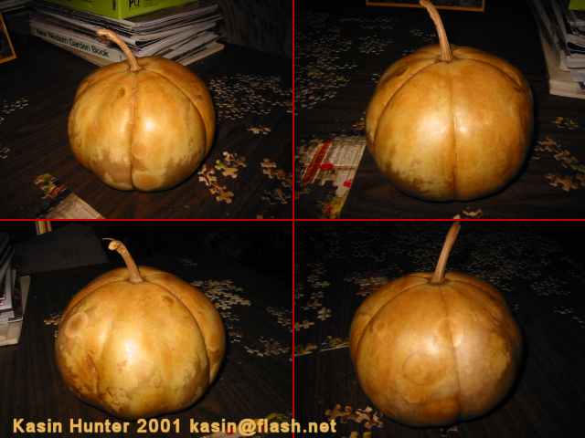 pumpkin-shaped gourd - WOW!